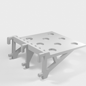 Βιδωτή βάση για το IKEA Skadis Pegboard