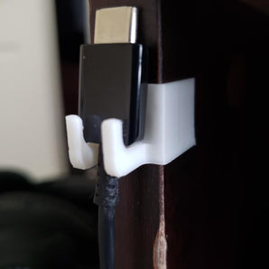 Επιτραπέζια βάση καλωδίων για φορτιστή Samsung USB-C – Σχεδιασμός κλιπ για πόδια τραπεζιού 15,2 mm