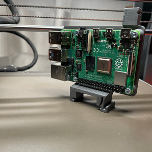 Raspberry Pi 4 / Pi 5 βάσεις DIN-skinne με M3 rivet nuts