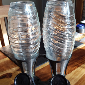 Διπλή σχάρα μπουκαλιών Sodastream Crystal