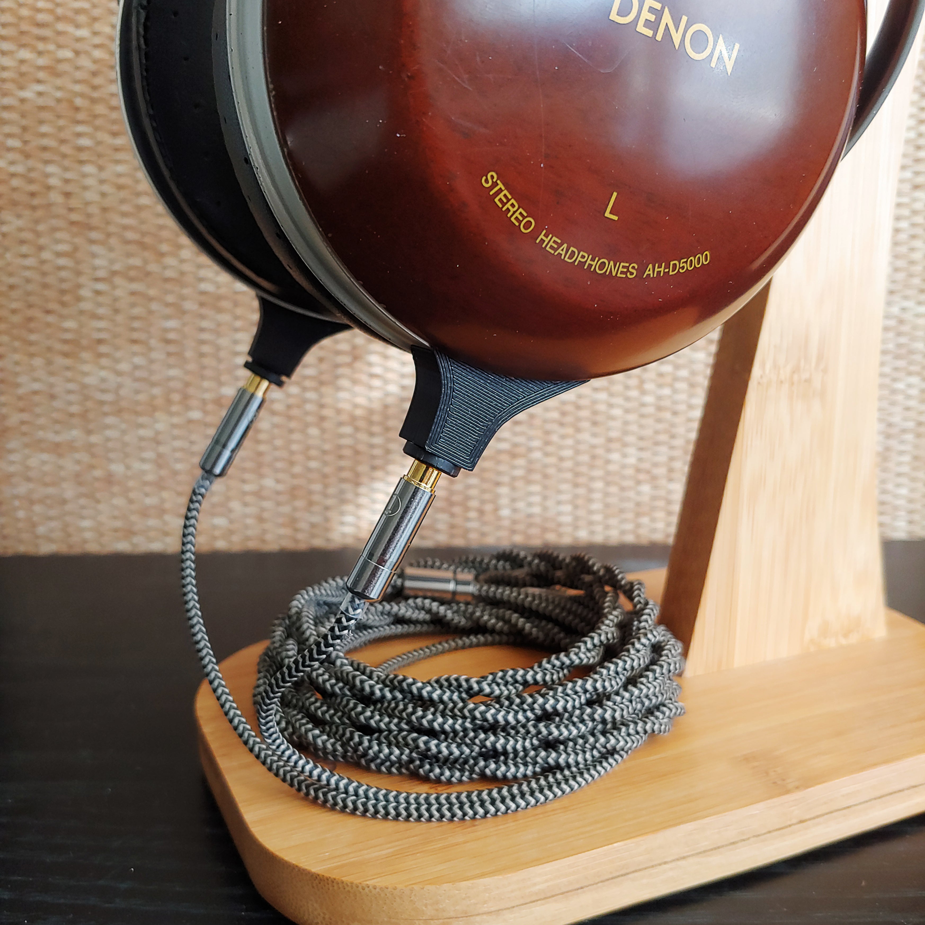 Denon/Fostex/E-MU Προσαρμογέας τροποποίησης ακουστικών για αποσπώμενο καλώδιο 3,5 mm