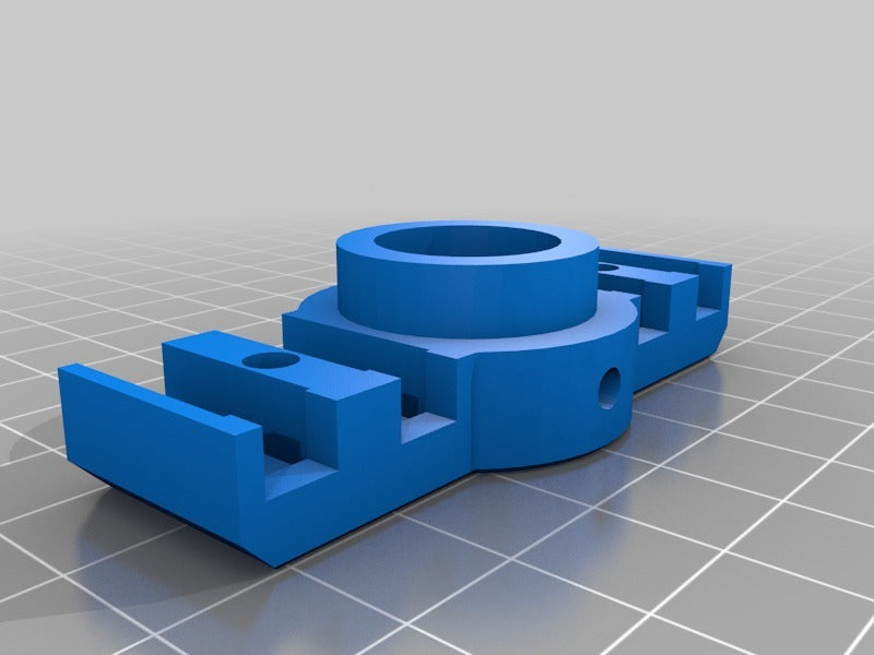 German RepRap NEO E3D V6 Mount με Ενσωματωμένο Βύσμα και Διαχείριση Καλωδίων