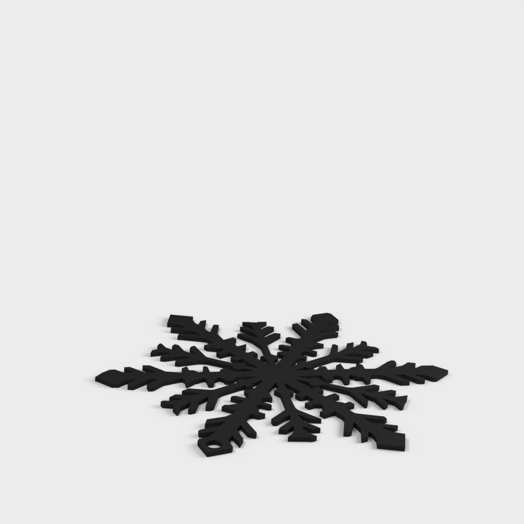 Χριστουγεννιάτικο στολίδι με νιφάδες χιονιού