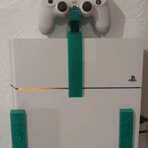 Επιτοίχια βάση PS4 με θήκη χειριστηρίου