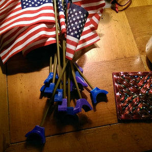 Βάση σημαίας για σωλήνα σκάφους για μικρή αμερικανική σημαία