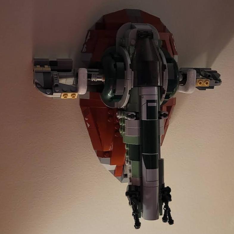 Βάση τοίχου για Lego Slave 1 Starship