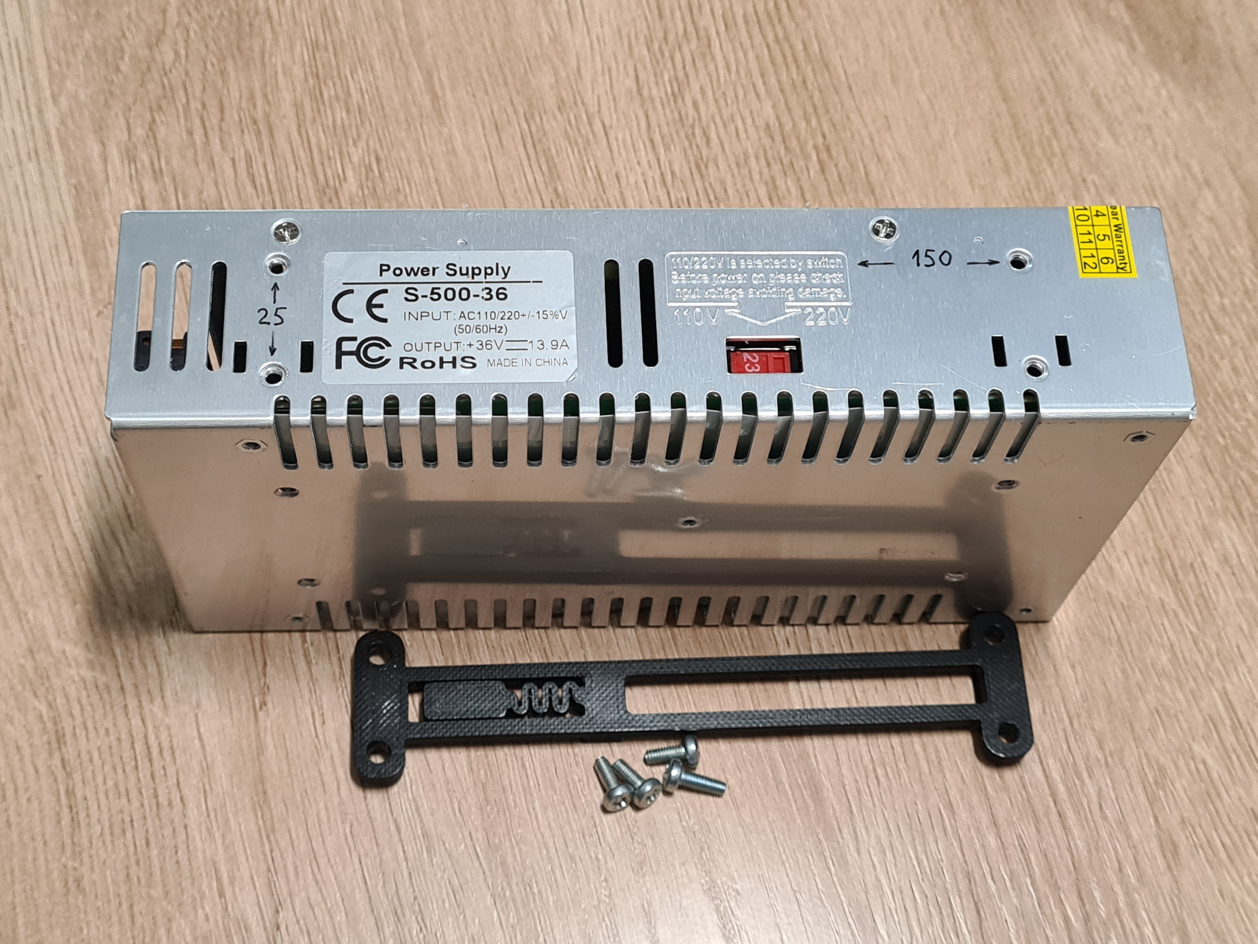 Τροφοδοτικό PSU Βάση ράγας DIN