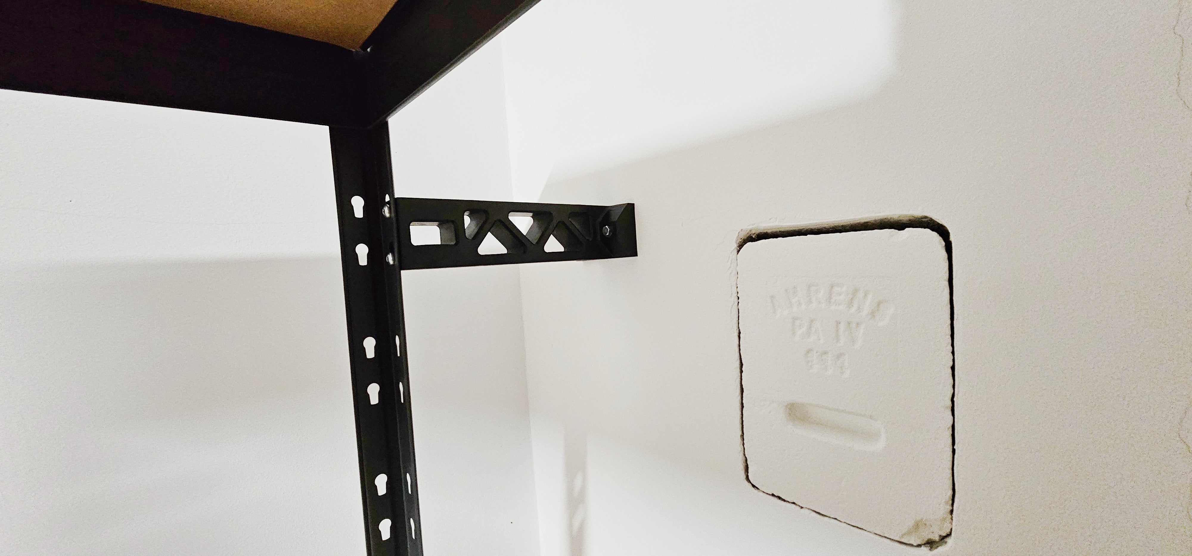 Ανθεκτικό στήριγμα τοίχου για ράφι 3D εκτυπωτή - 25 cm