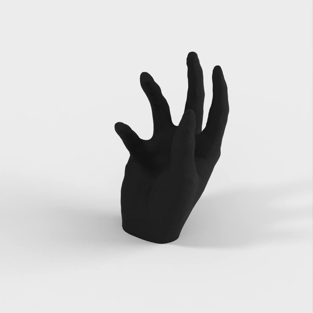 3D σαρωμένη θήκη iPhone σε σχήμα χεριού