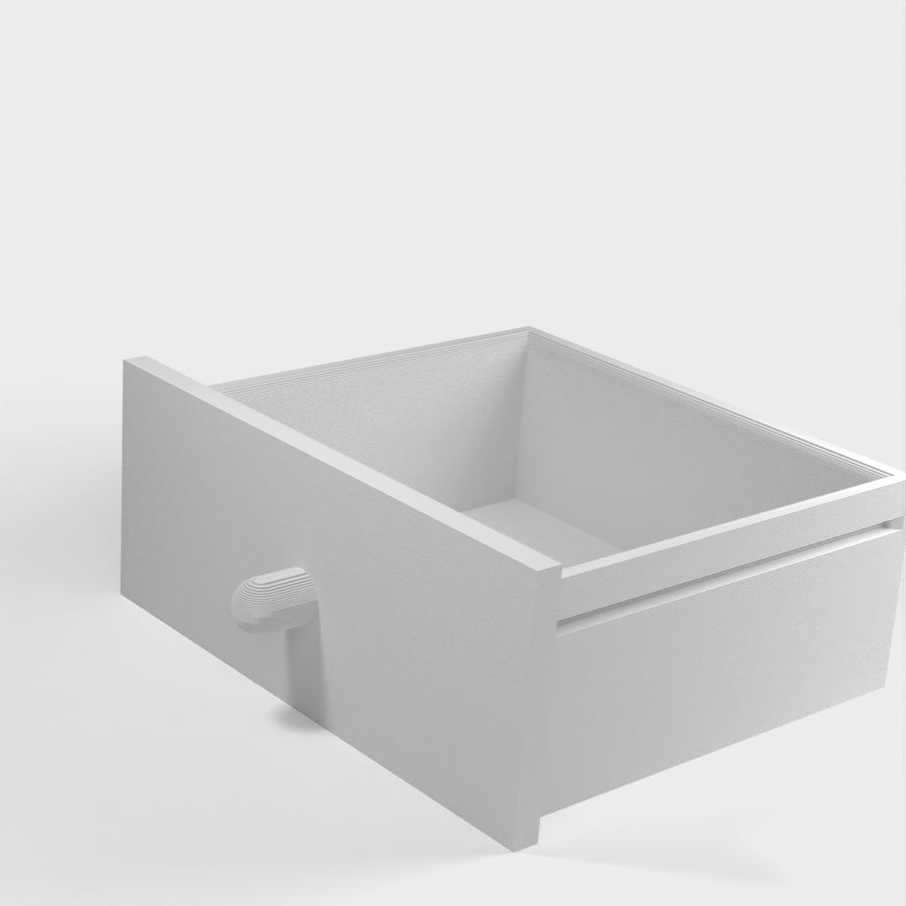 Κουτί μπάνιου για βαμβακερές μπατονέτες και επιθέματα με συρτάρι