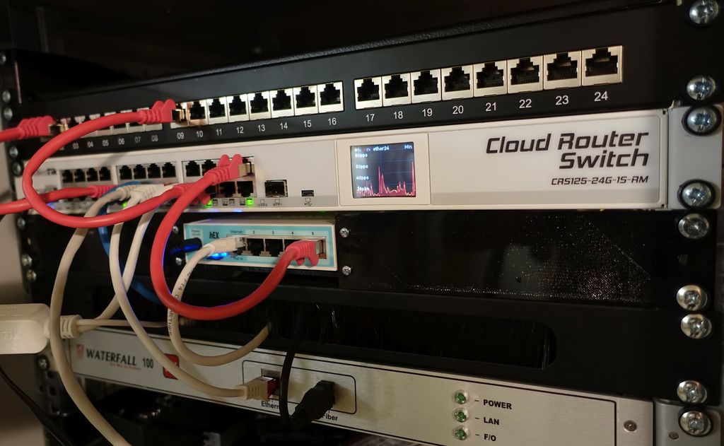 MikroTik hEX (S) 19 ιντσών βάση ραφιού