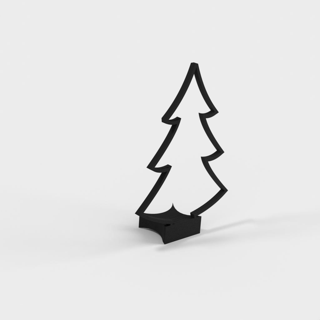Χριστουγεννιάτικο Δέντρο με Κηροπήγιο ρεσώ