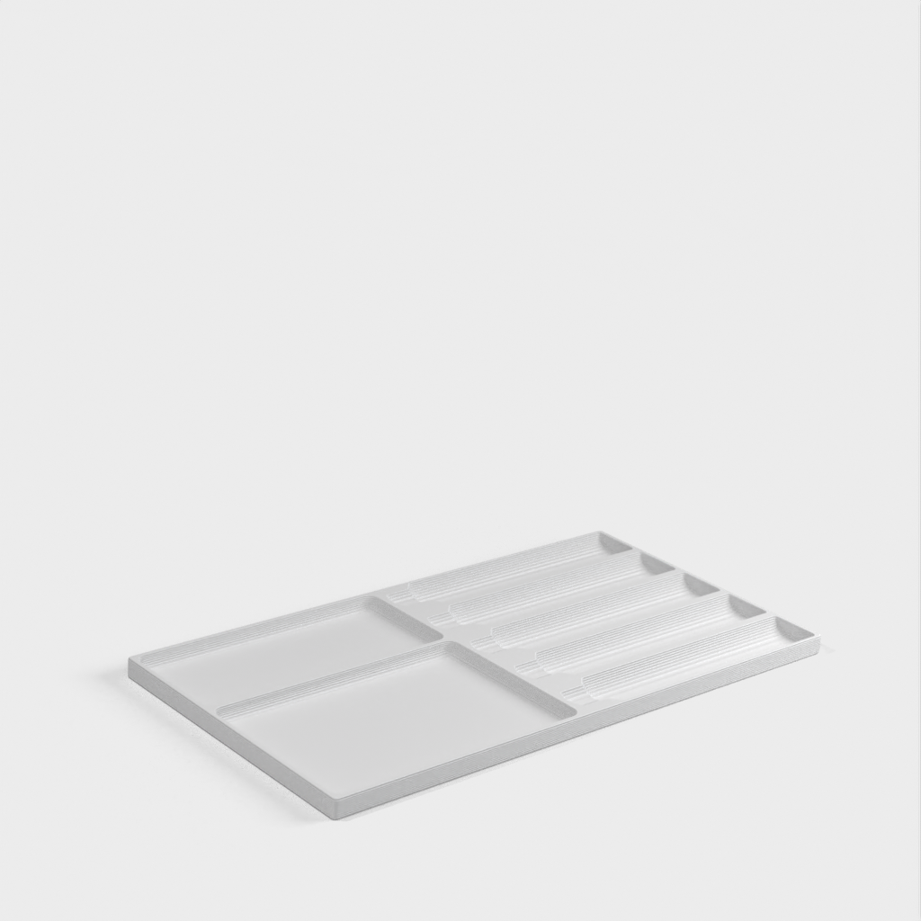 Εξαγωνικό κατσαβίδι Organizer για 4 ή 5 σετ (2 μοντέλα, παραμετροποιημένο .f3d)