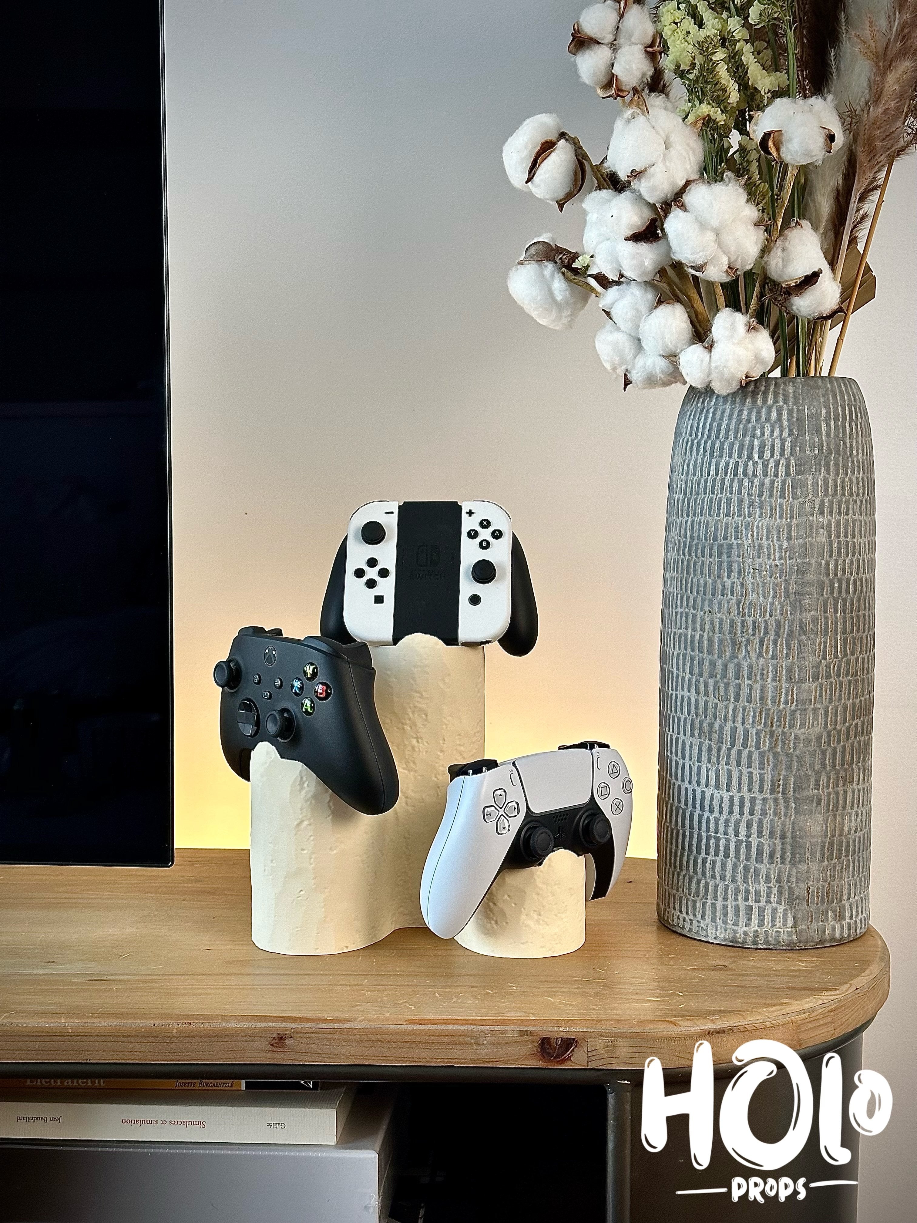 Μοντέρνα βάση για τρία χειριστήρια PlayStation Xbox