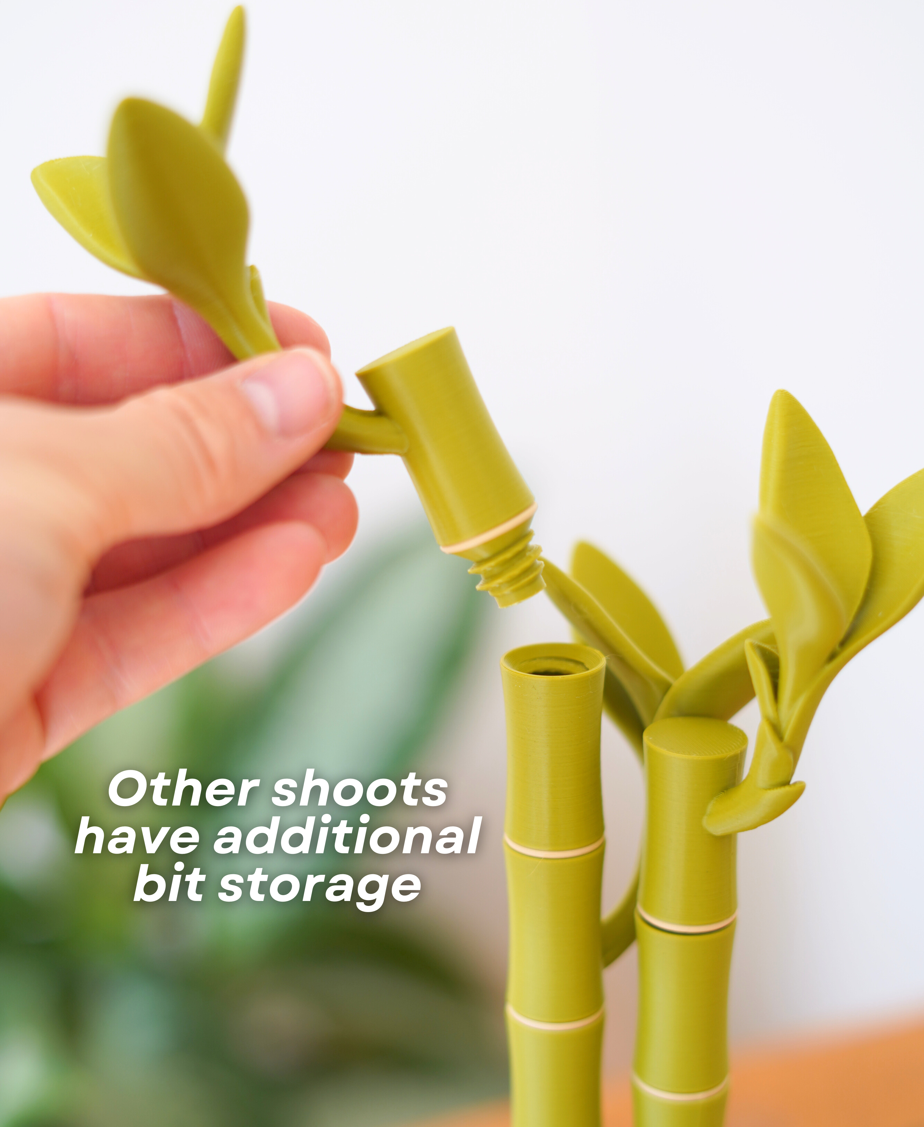 Bamboo Bits: Κομψή αποθήκευση εργαλείων για το γραφείο