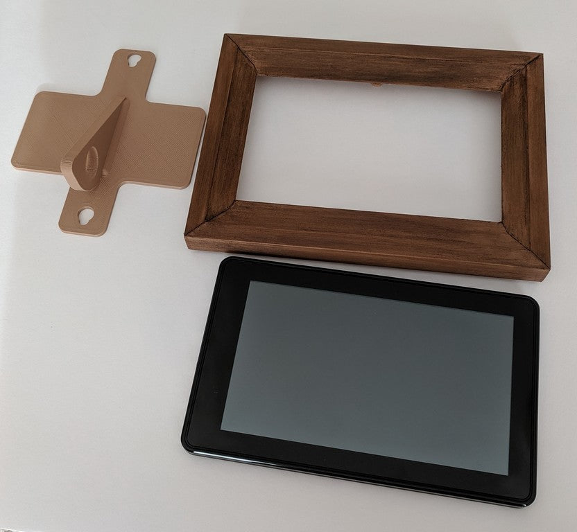 Wood-look Picture Frame for Amazon Fire Tablet 1st Gen (2011)