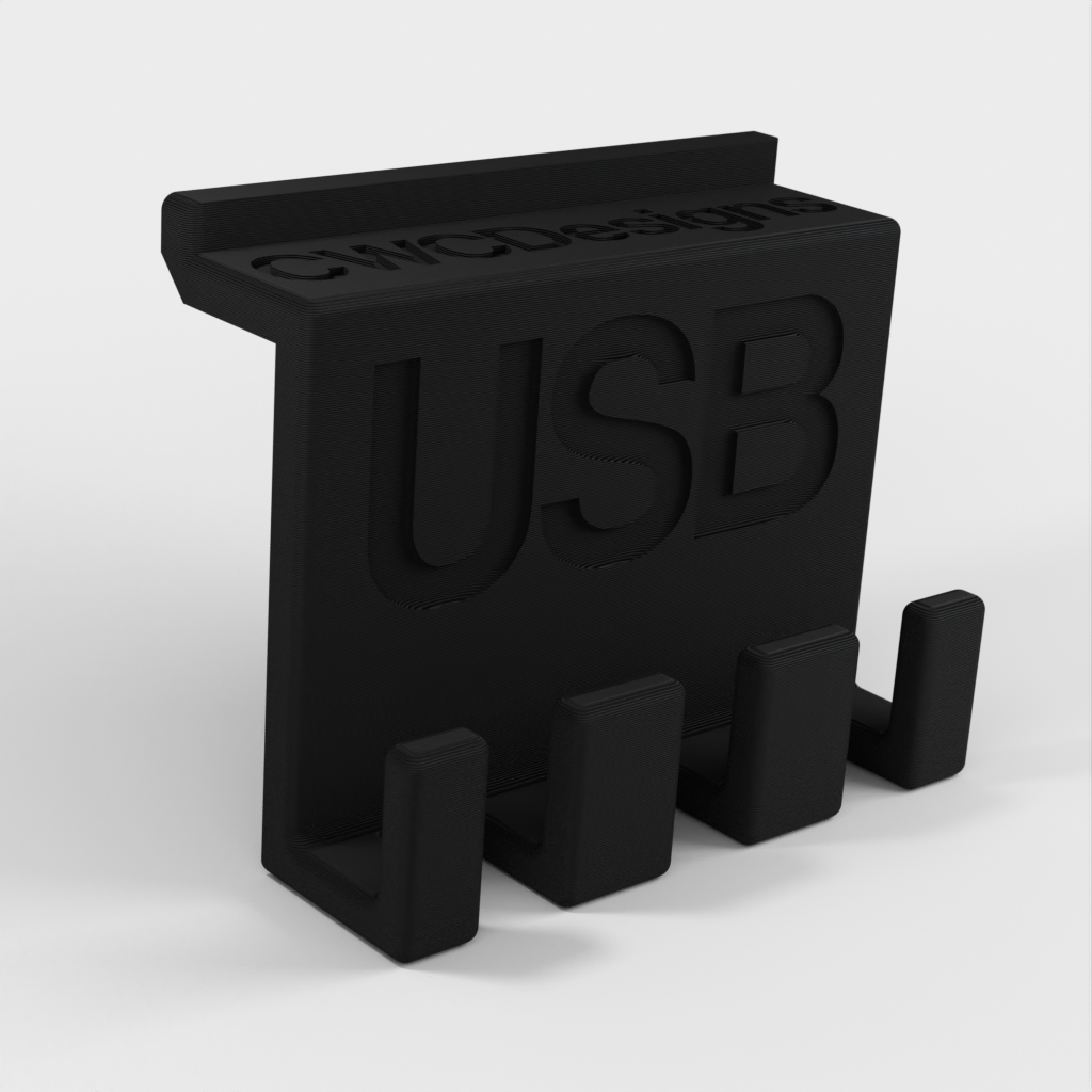 Έλλειψη θήκης USB για οργάνωση και διαχείριση καλωδίων