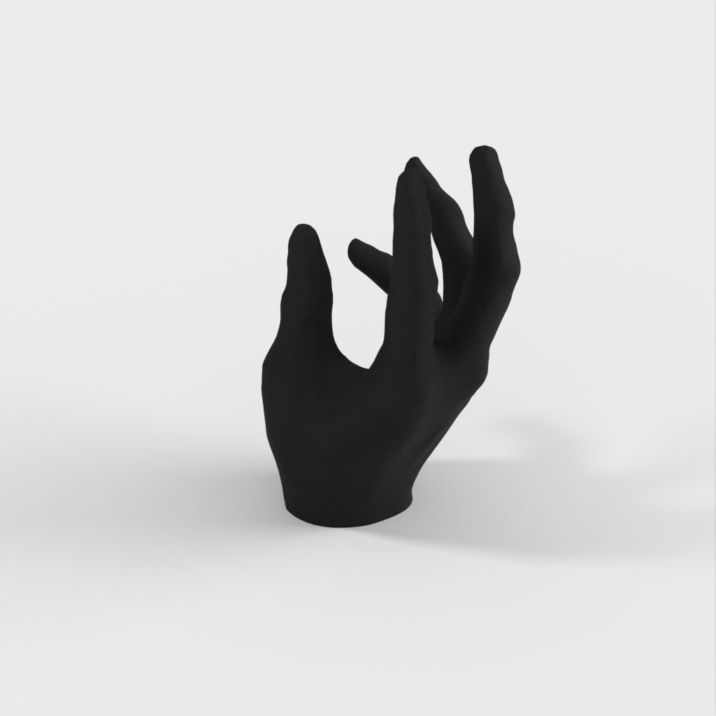 3D σαρωμένη θήκη iPhone σε σχήμα χεριού