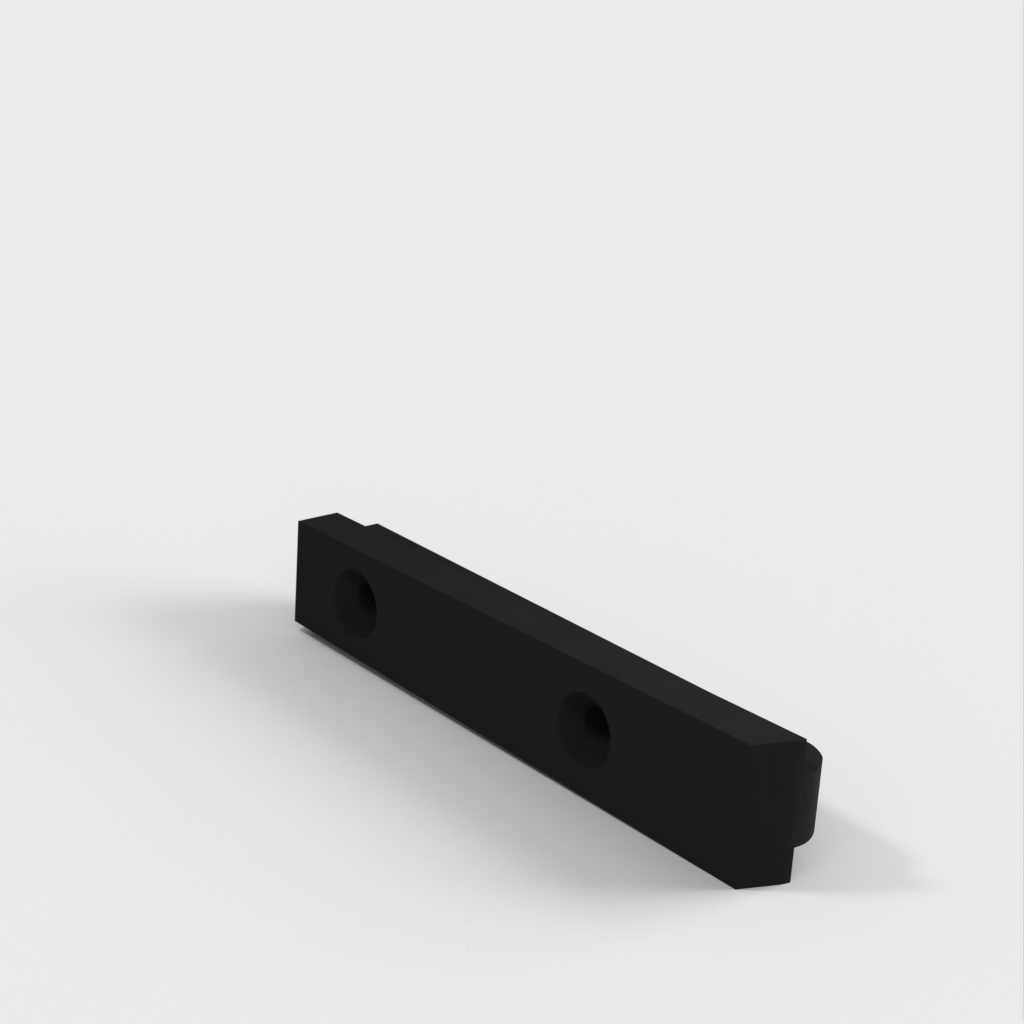 Στήριγμα τοίχου με στήριγμα τυφλού για κουρτινόξυλο 28 mm (Ikea)