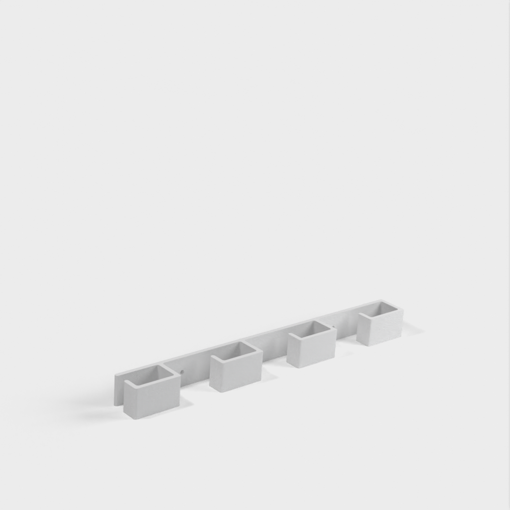 Επιτοίχια βάση για 4 καπάκια για ντουλάπι IKEA
