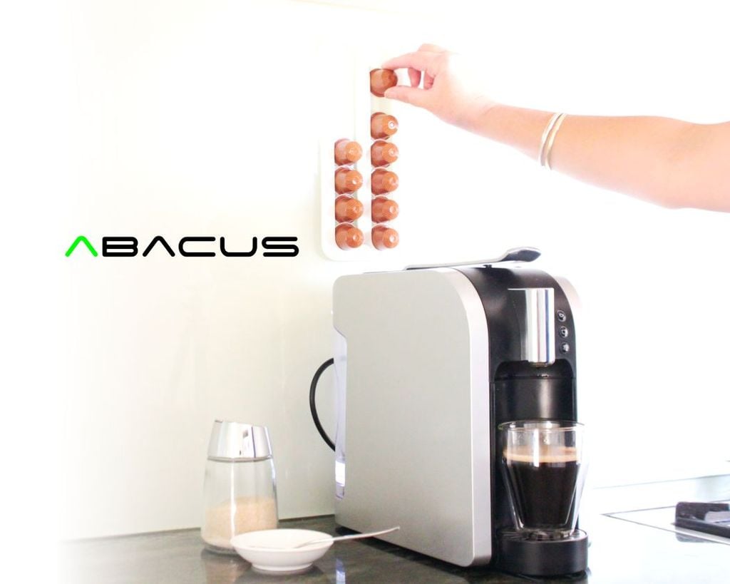 Βάση καψουλών καφέ Nespresso Abacus για τοίχο και ντουλάπι