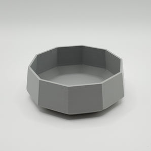Minimalistisk skål med skarpt design