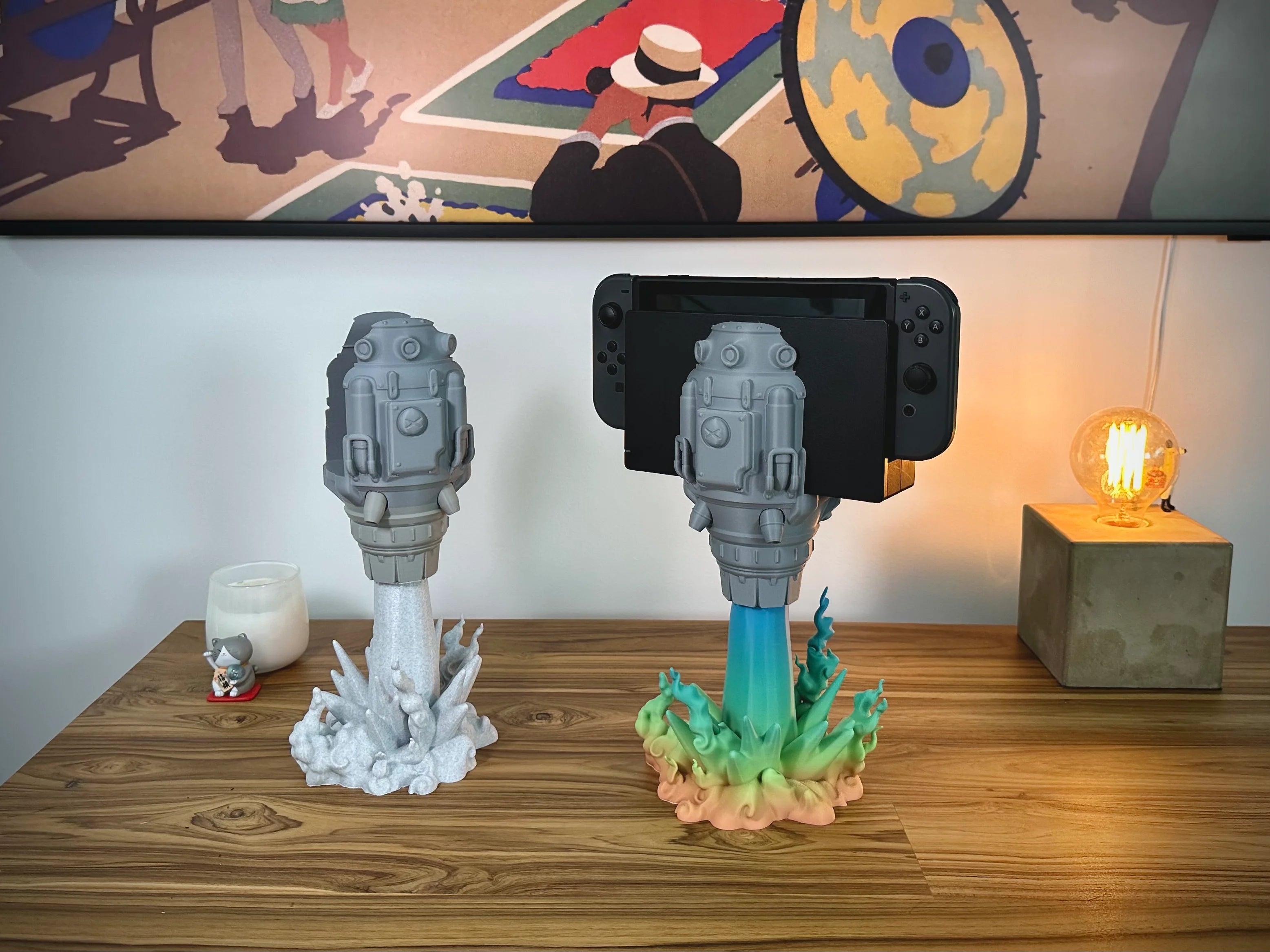 Κομψή βάση πυραύλου για Nintendo Switch OLED/Κλασικό
