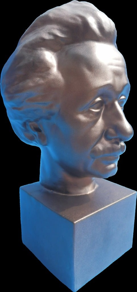 Προτομή Albert Einstein 3D Scan - Χάλκινο άγαλμα για εκτύπωση