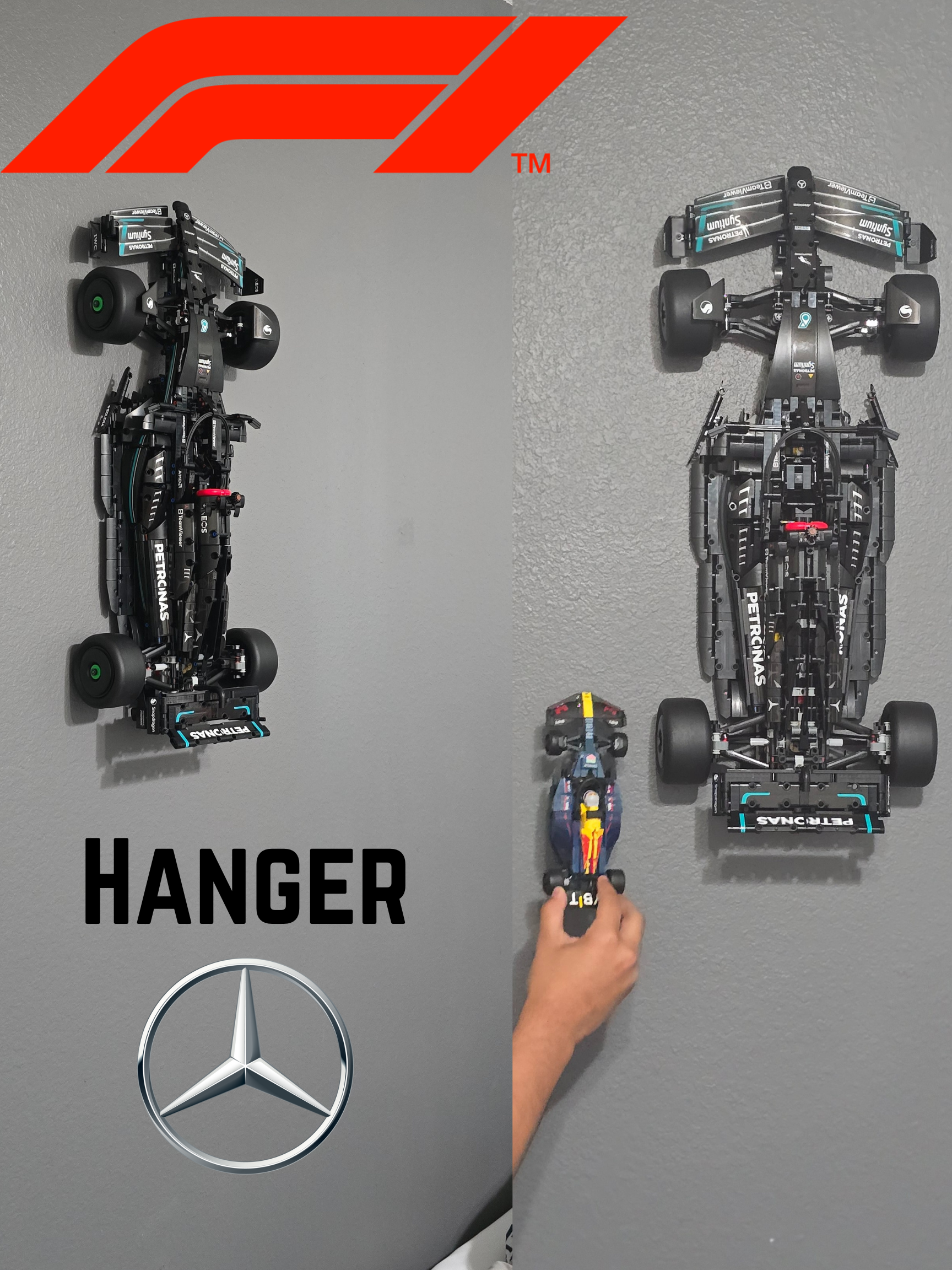 Επιτοίχια ανάρτηση για LEGO Technic Mercedes-AMG F1 W14 E
