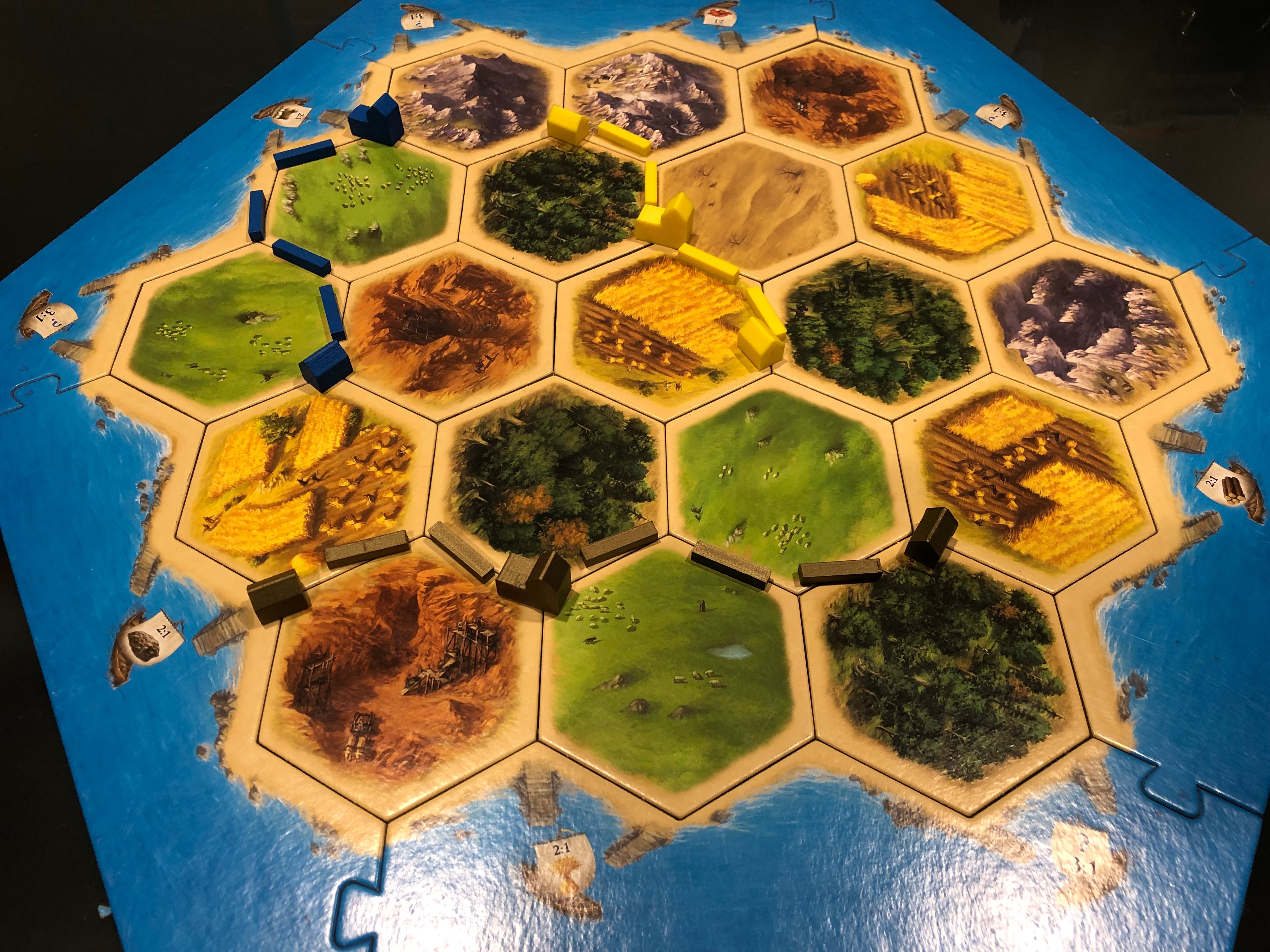 Σετ δομικών στοιχείων Catan