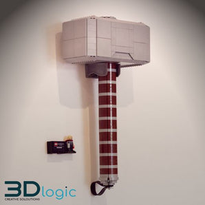 Βάση τοίχου για το Σφυρί του Θορ της LEGO 76209