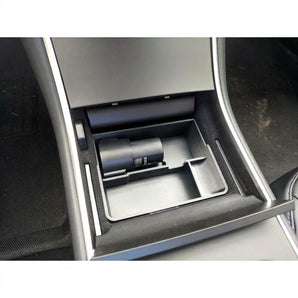 Δοχείο κεντρικής κονσόλας Tesla Model 3 με βάση προσαρμογέα