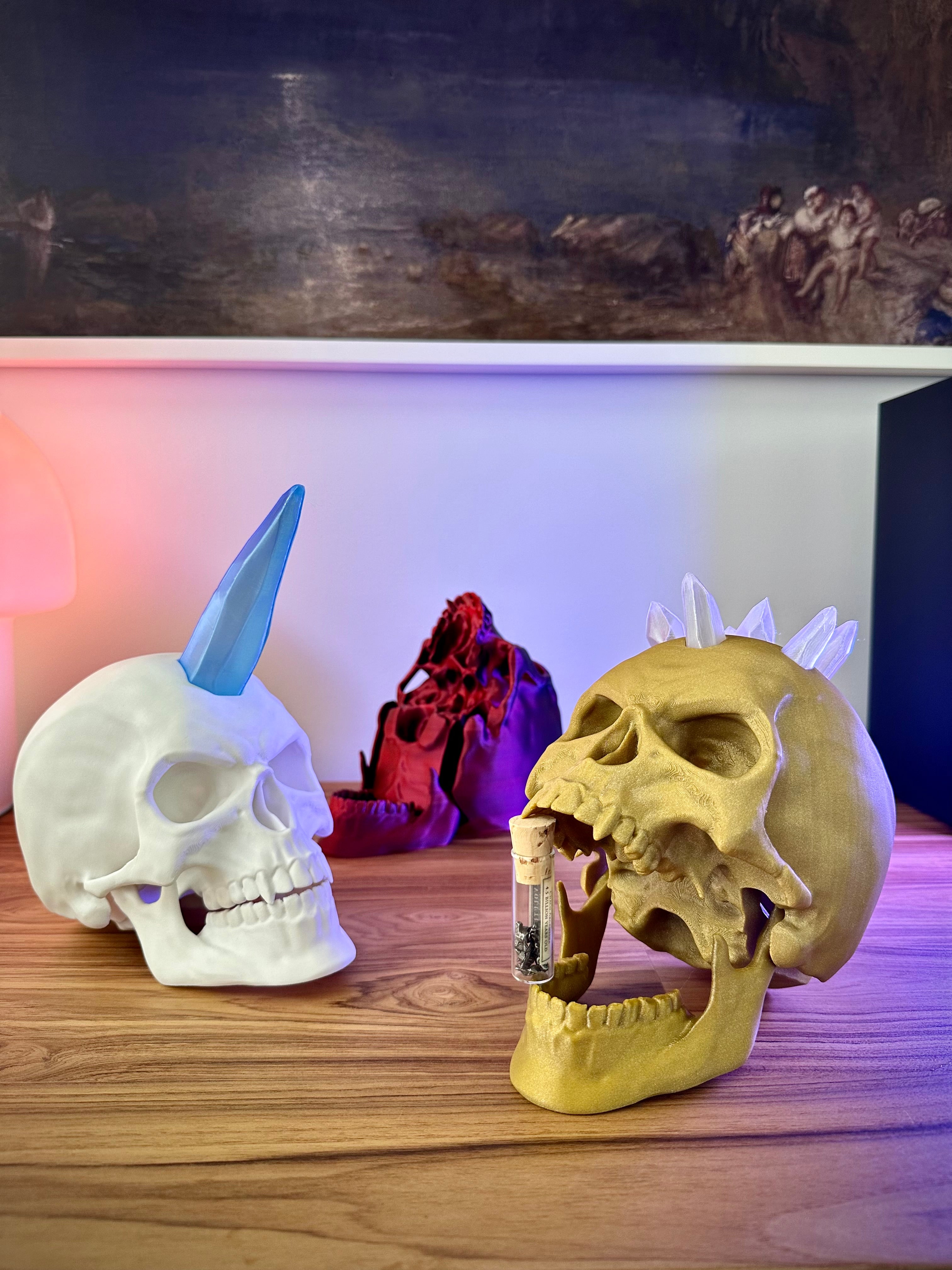 Αρθρωτά κρανία για διακόσμηση Halloween