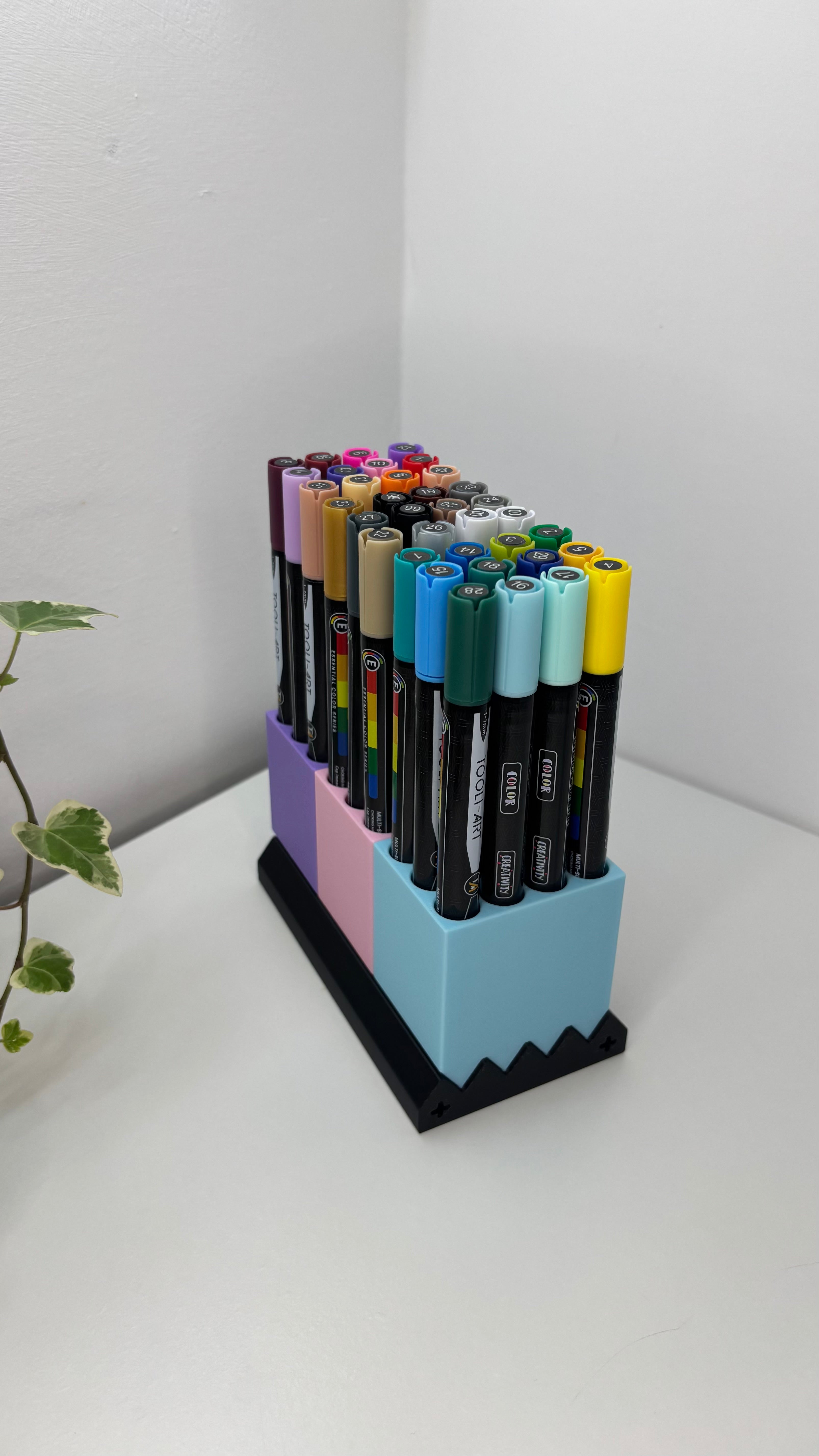 Modular Marker and Pen Holder – Προσαρμόσιμος 3D εκτυπωμένος οργανωτής γραφείου
