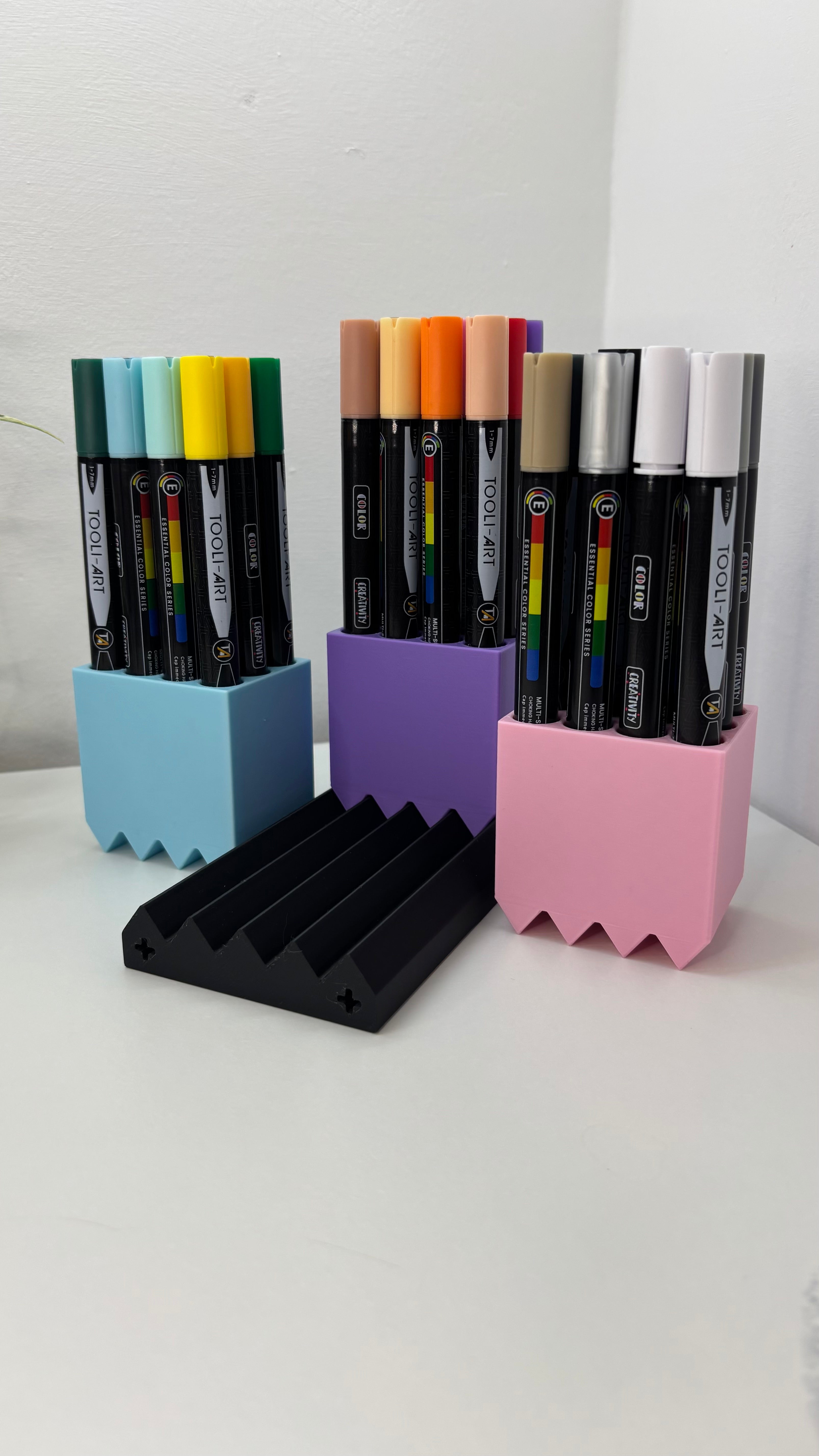 Modular Marker and Pen Holder – Προσαρμόσιμος 3D εκτυπωμένος οργανωτής γραφείου