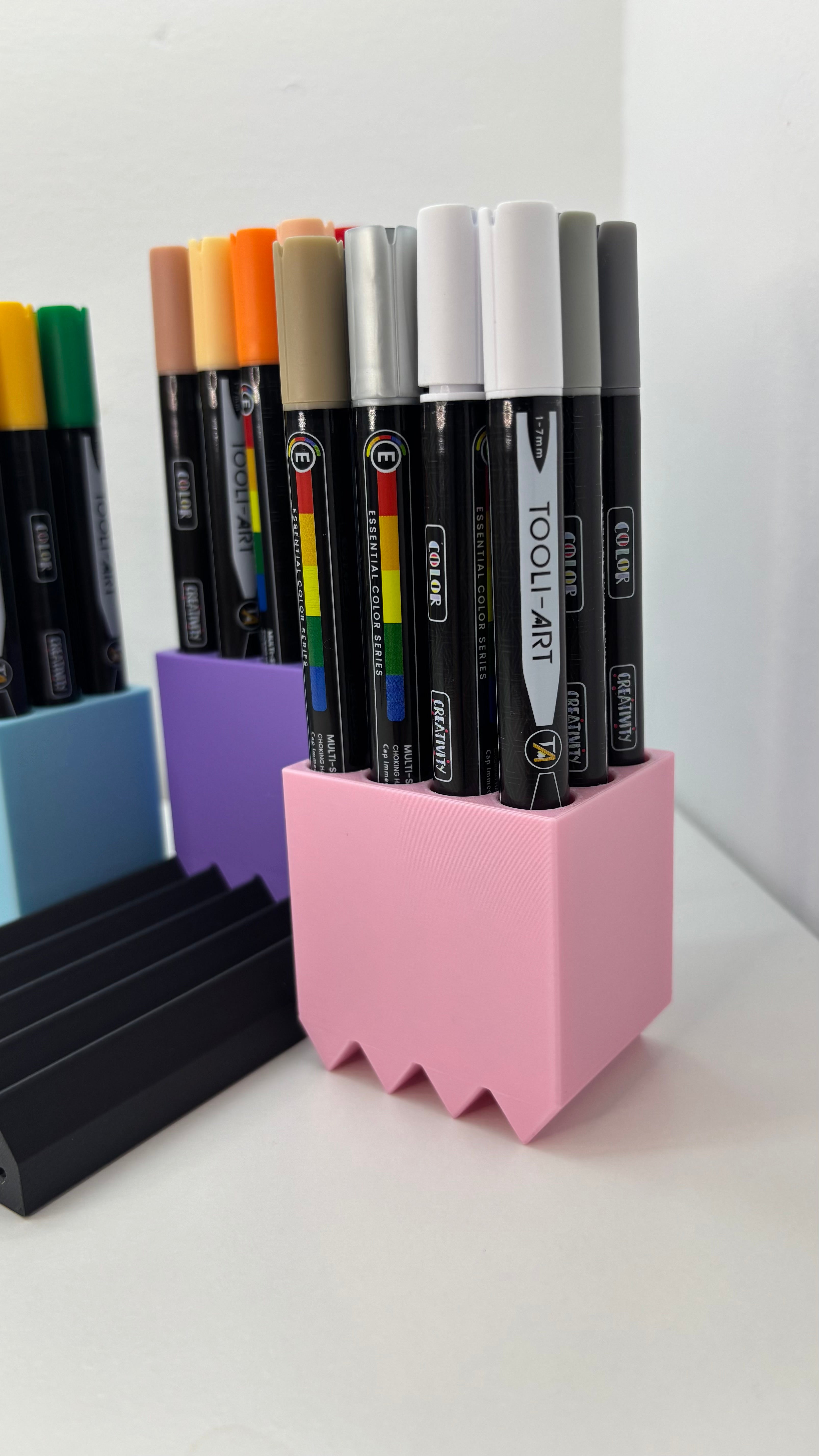 Modular Marker and Pen Holder – Προσαρμόσιμος 3D εκτυπωμένος οργανωτής γραφείου