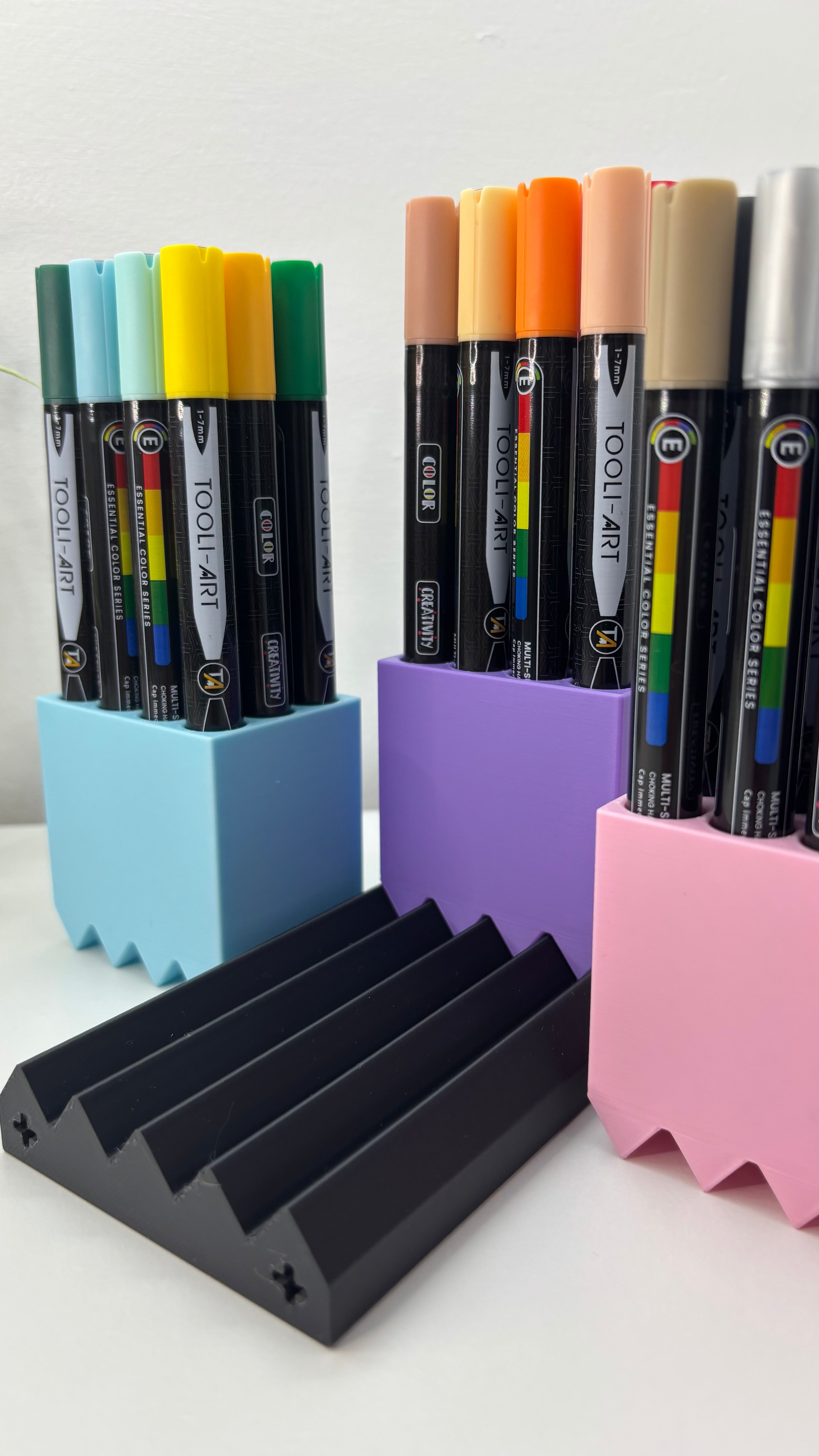 Modular Marker and Pen Holder – Προσαρμόσιμος 3D εκτυπωμένος οργανωτής γραφείου