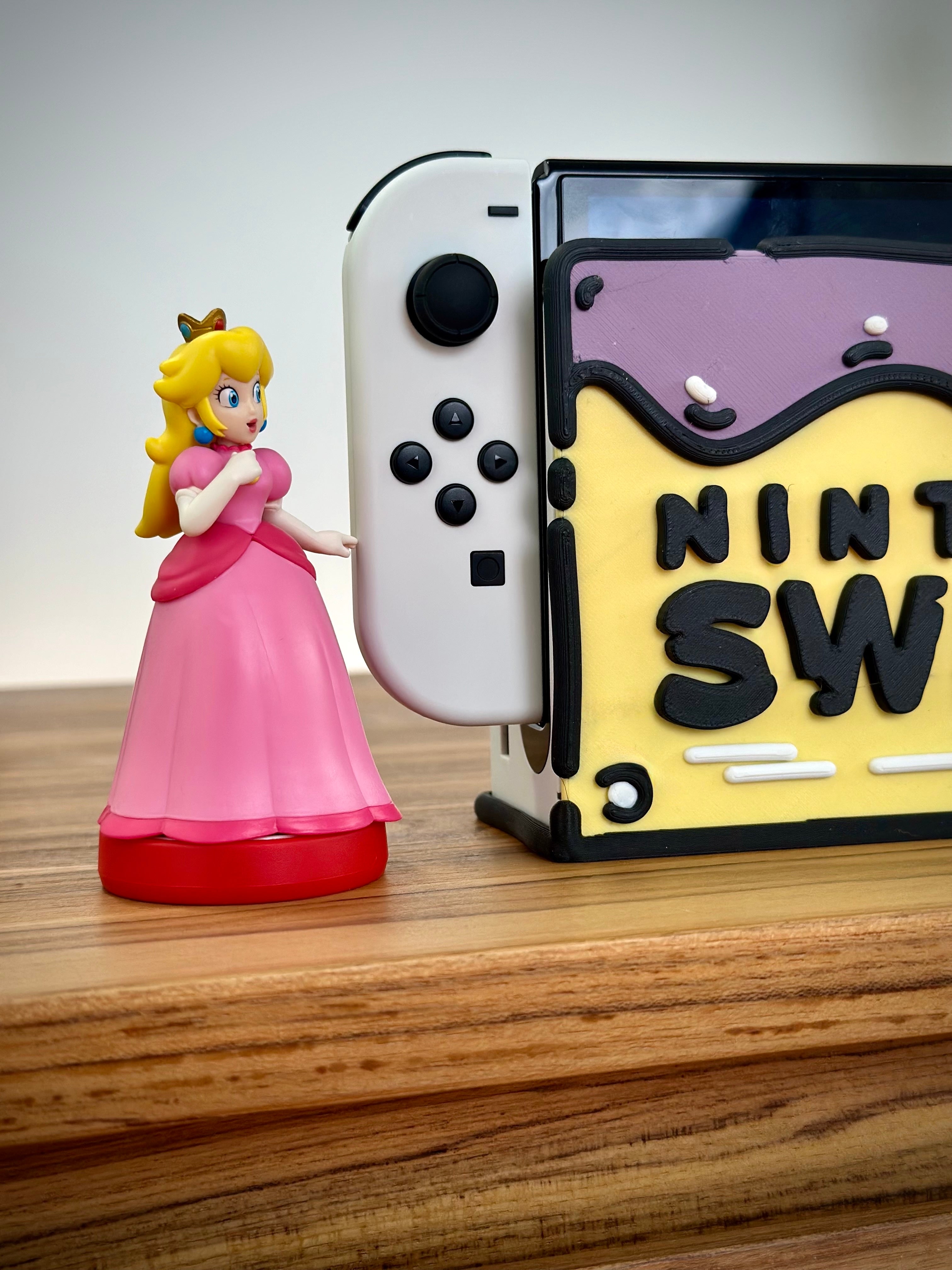 Μπροστινή πλάκα Nintendo Switch/OLED με σχέδιο κινουμένων σχεδίων κέικ