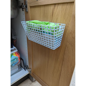 Μικρό καλάθι αποθήκευσης για το εσωτερικό των θυρών ντουλάπας