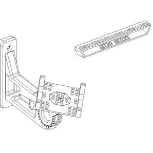 Βάση τοίχου για LEGO Republic Gunship 75021