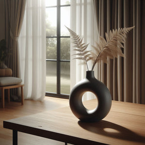 Minimalistisk nordisk donut vase til hjemmet