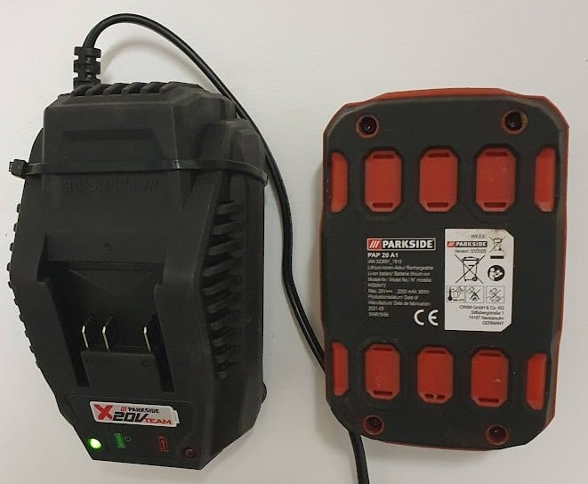 Επιτοίχια βάση Parkside X20V για φορτιστή PLG 20 B1