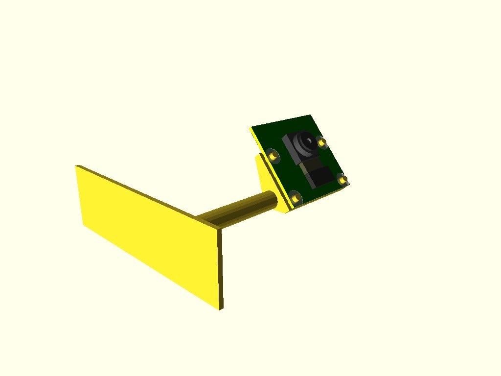 Αυτοκόλλητο στήριγμα στήριξης για κάμερα Raspberry Pi v2.1