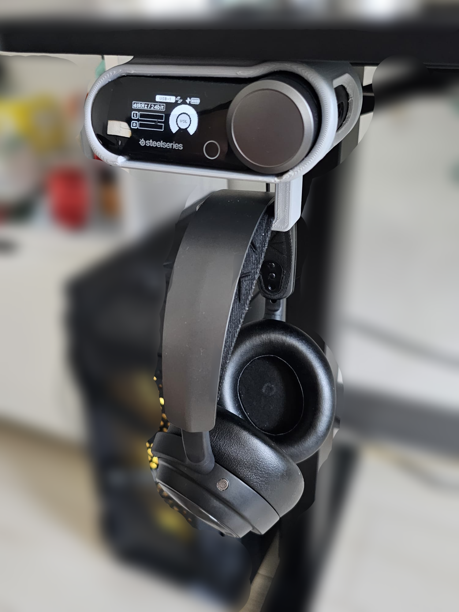 Arctis Nova Pro Θήκη ακουστικών για τοποθέτηση κάτω από το τραπέζι
