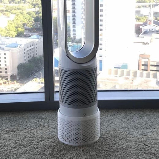 Επιδαπέδια βάση και κρύπτη καλωδίων για Dyson Pure Cool TP01