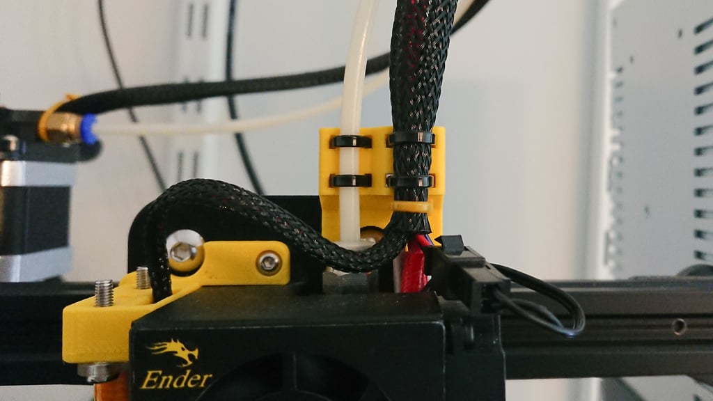 Θήκη για σωλήνα και καλώδια Hotend Bowden με εκτόνωση για Creality Ender 3