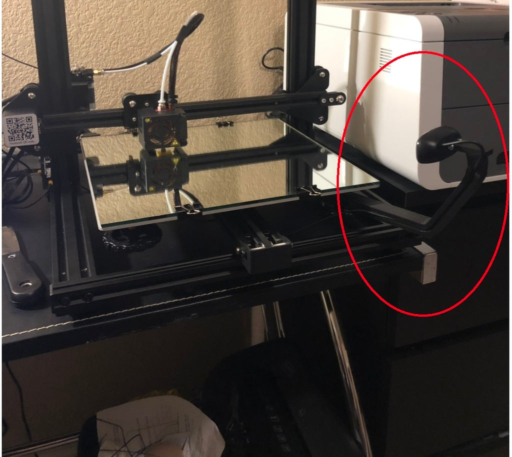 Βάση webcam CR-10 για Logitech C270 (ΕΠΕΚΤΕΙΝΩΜΕΝΟ ΒΡΑΧΙΟΝΑ)