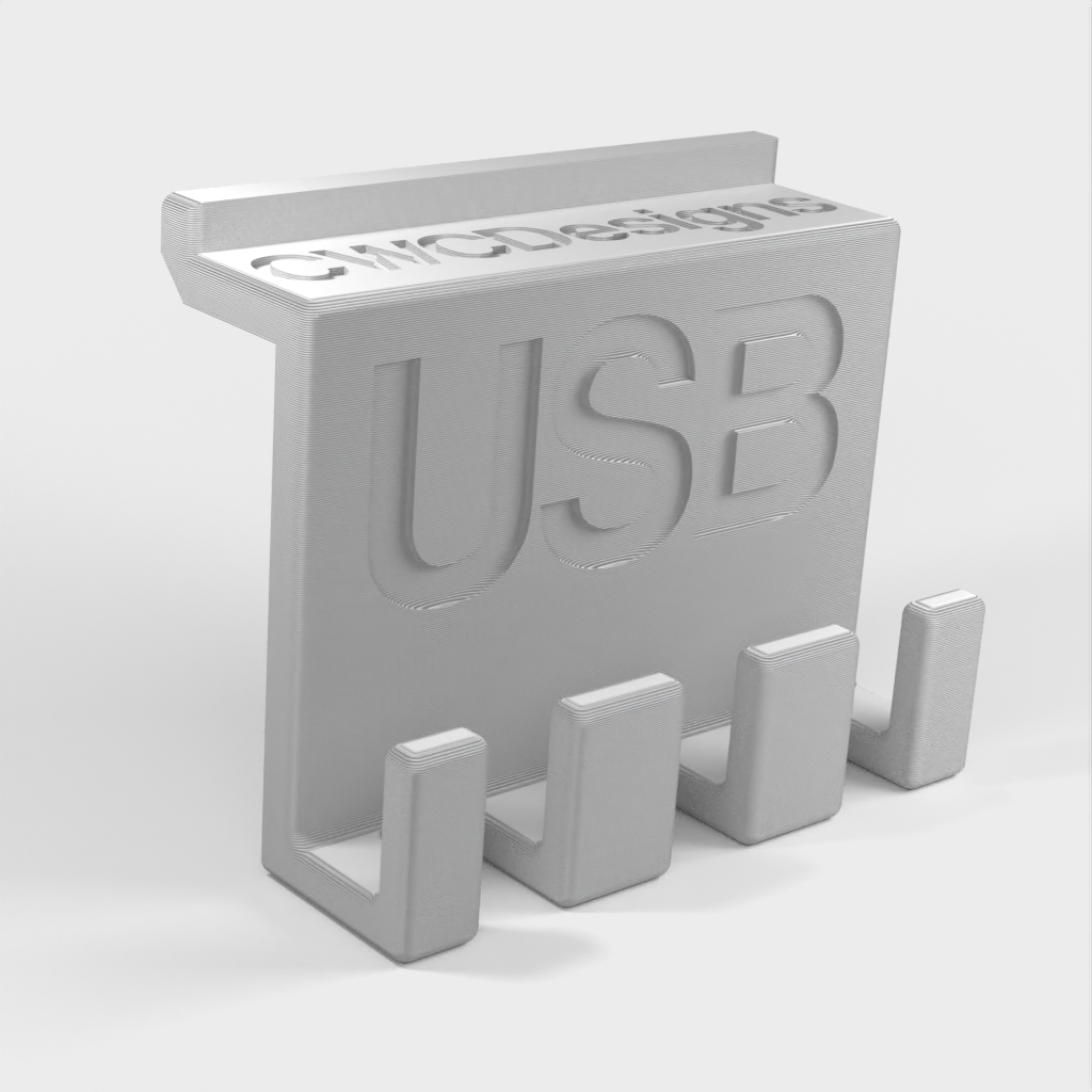 Έλλειψη θήκης USB για οργάνωση και διαχείριση καλωδίων