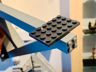 Γενικός βραχίονας τοίχου LEGO με πλάκα 2x4