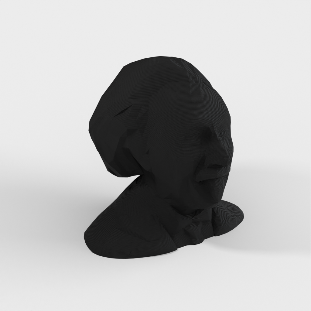 Προτομή/Γλυπτική Low Poly Albert Einstein